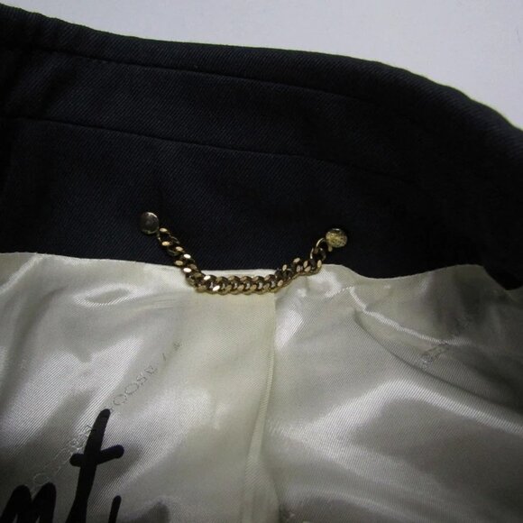 NEW GOLDEN GOOSE Men's Dave Double-Breasted Blazer Size 46 Navy Blue – Tailored - Picture 11 of 16